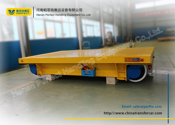 Electric Cable Reel Powered 30m/Min Rail Transfer Car With Remote Control