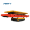 Heavy Load Cable Drum Powered Rail Material Transfer Cart Yellow Color 50t