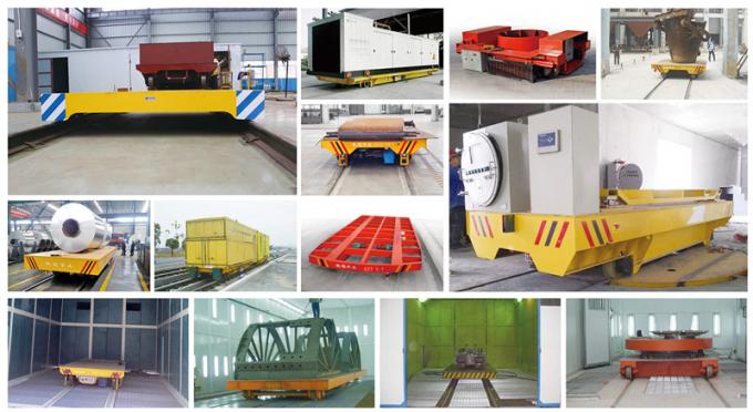 Uzaktan ve El Kontrolü ile 15ton Kablo Makarası Powered Raylı Transferi Araba
