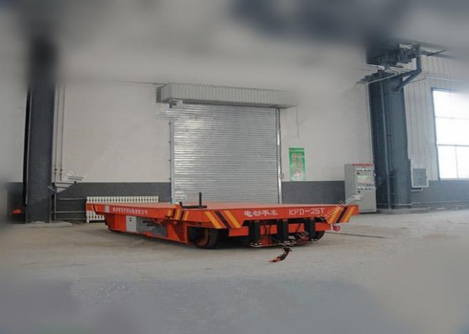 Fabrika Malzeme Taşımacılığı için 25 T Kargo Yük Demiryolu Rehberli Transfer Aracı