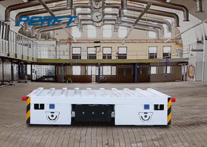 30 T Endüstriyel malzeme taşıma pil motorlu atölye hammadde nakliyesi için yüksek kaliteli izsiz transfer arabası
