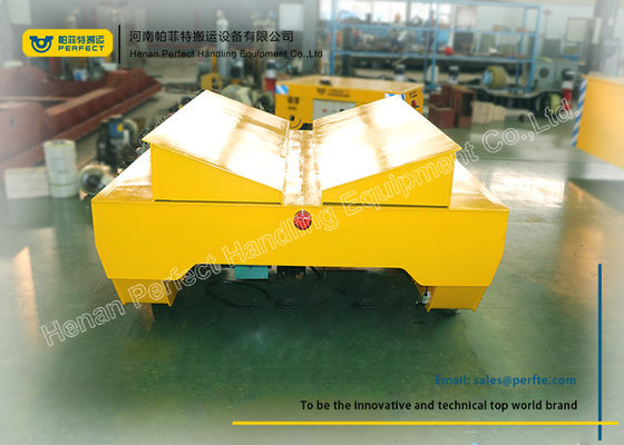 Rounded Material Coil Transfer Trolley Electric Control System And V - Shape